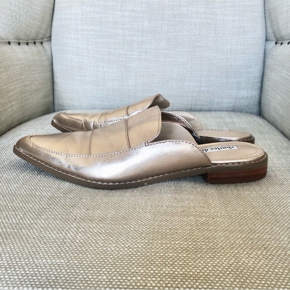 Charles David metalic rose gold pointed toe flats size 6.5 - Picture 5 of 9